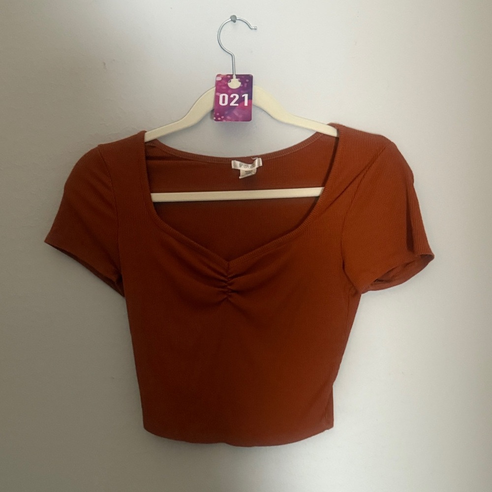 Bozzolo Rust Crop Top